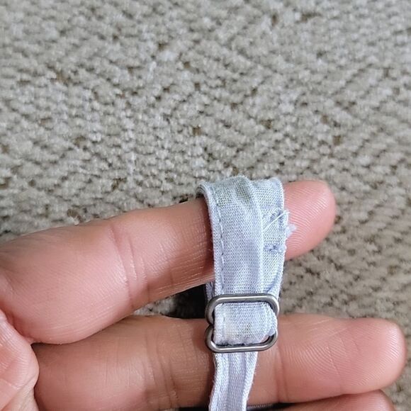 Hollister Light Blue Floral Smocked Woven Short Dress - Size Small - Picture 8 of 14